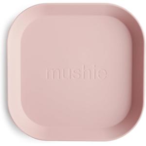 image:imagemushie Dinnerware Cups For Kids  Made in Denmark Set of 2 Dusty RoseBlush Square Plate