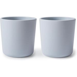 image:imagemushie Dinnerware Cups For Kids  Made in Denmark Set of 2 Dusty RoseCloud Cups