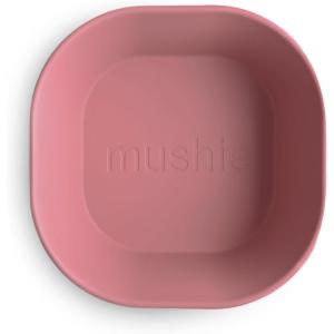 image:imagemushie Dinnerware Cups For Kids  Made in Denmark Set of 2 Dusty RoseDusty Rose Square Bowl