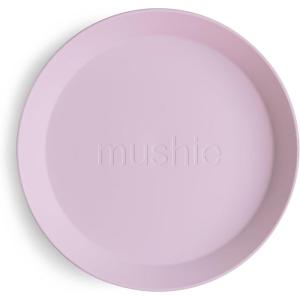 image:imagemushie Dinnerware Cups For Kids  Made in Denmark Set of 2 Dusty RoseSoft Lilac Round Plate