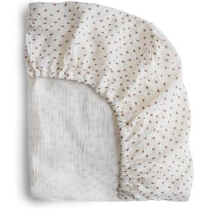 image:imagemushie Extra Soft Muslin Fitted Crib Sheet  192 Thread Count  28x 52 SpaceBloom