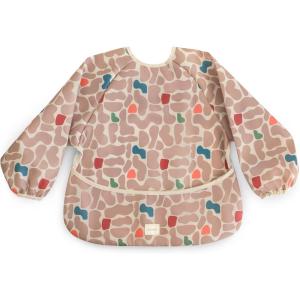 image:imagemushie Long Sleeve Baby Bib  Water Resistant Adjustable Fit for Ages 624 MonthsAbstract Blob